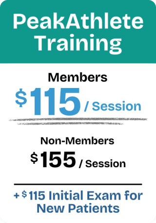 PeakAthlete Training Pricing